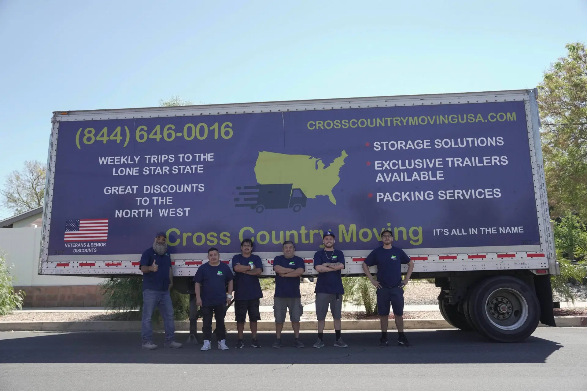 Professional moving services from Los Angeles to Dallas